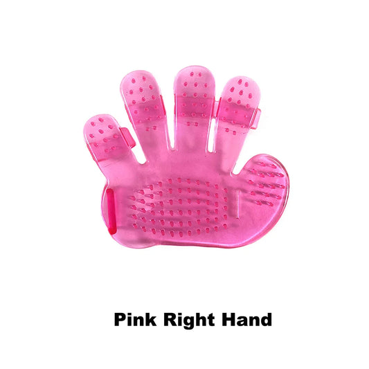 Cute Suede Silicone Cat Dog Pet Deshedding Brush Glove for Animal Wool Combing Cats Pet Hair Glove Pet Grooming Glove GL0001
